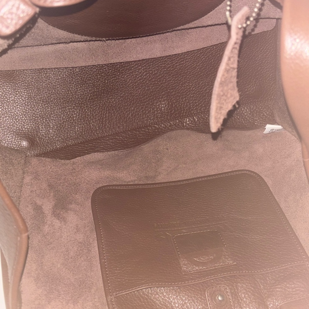 TELFAR -WILSONS LEATHER MEDIUM CARRY BAG/CHOCOLATE - Picture 9 of 16